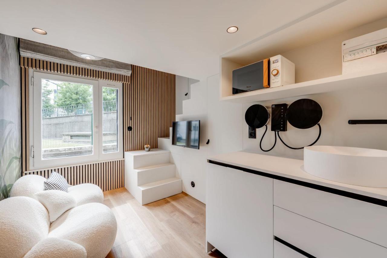 La Petite Suite - T1 In Duplex In The City Center Annecy Kültér fotó
